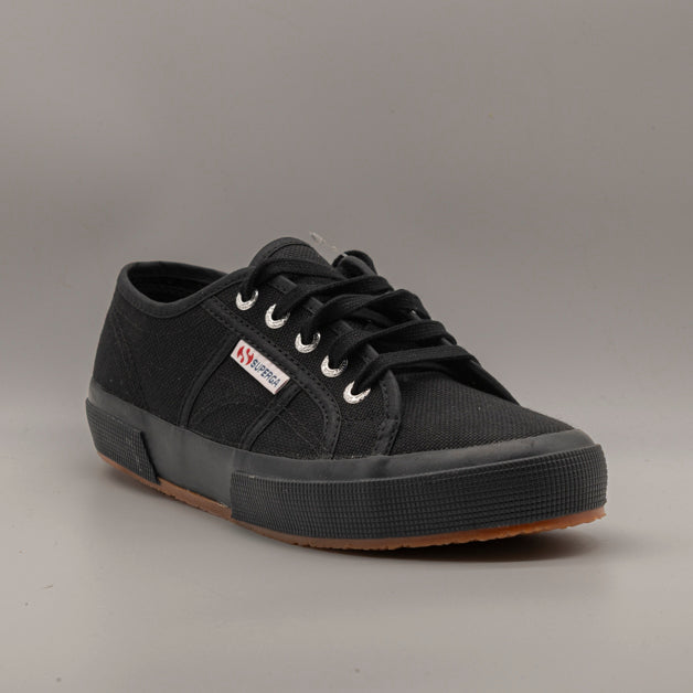 Superga 2750 Cotu Classic – sneaker in cotone iconica e senza tempo - total black - scarpe di qualità venduta a Milano da Pli-Pla