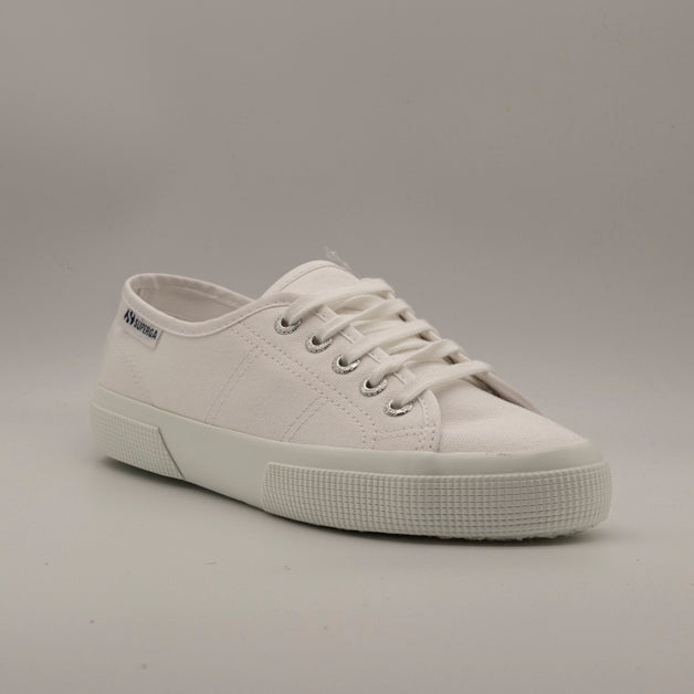 Superga 3750 Leggera – sneaker in cotone leggero con suola flessibile - bianco - scarpe di qualità venduta a Milano da Pli-Pla