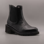 Valleverde 17121 – Tronchetti donna in pelle con tacco - nero - scarpe di qualità venduta a Milano da Pli-Pla