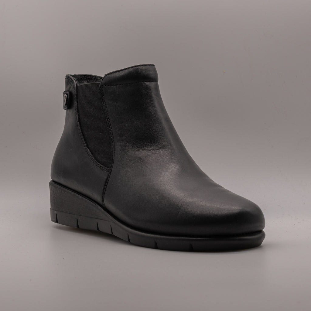 Valleverde VS10210W – Tronchetti donna in pelle - nero - scarpe di qualità venduta a Milano da Pli-Pla