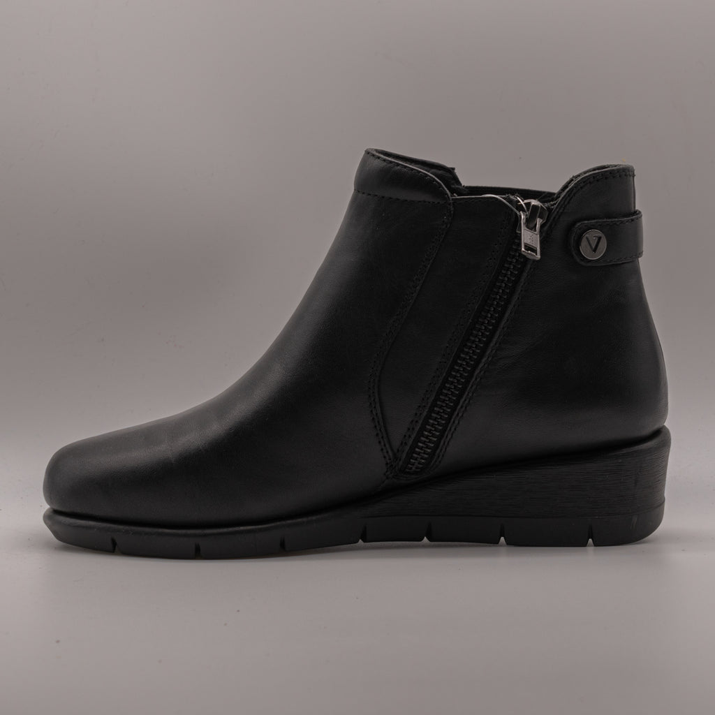 Valleverde VS10210W – Tronchetti donna in pelle - nero - scarpe di qualità venduta a Milano da Pli-Pla