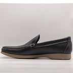 Valleverde mocassino pelle uomo 11910 blu - scarpe di qualità venduta a Milano da Pli-Pla