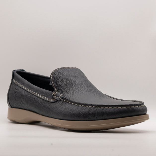 Valleverde mocassino pelle uomo 11910 blu - scarpe di qualità venduta a Milano da Pli-Pla