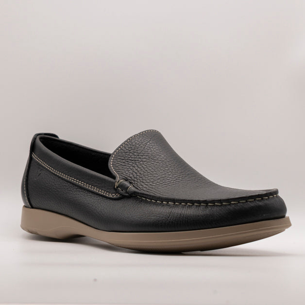 Valleverde mocassino pelle uomo 11910 nero - scarpe di qualità venduta a Milano da Pli-Pla