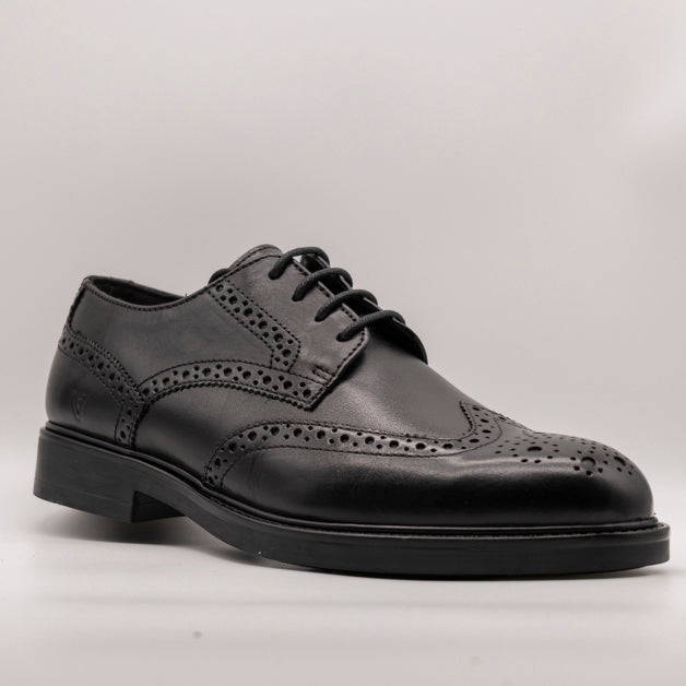 Valleverde scarpa Oxford pelle uomo 17871 nero - scarpe di qualità venduta a Milano da Pli-Pla