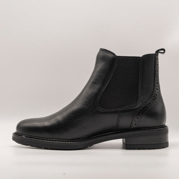 Valleverde stivaletto pelle donna 47520 nero - scarpe di qualità venduta a Milano da Pli-Pla