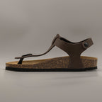 Valleverde VG1831P – sandalo infradito in pelle con plantare anatomico - moro - scarpe di qualità venduta a Milano da Pli-Pla