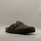 Valleverde Sabot in Pelle Ingrassata VG850IG marrone - scarpe di qualità venduta a Milano da Pli-Pla