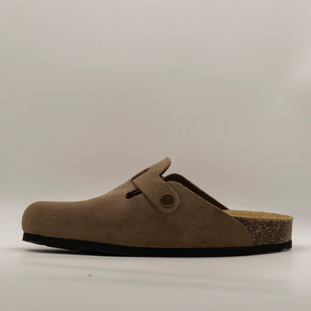 Valleverde Sabot in Pelle Scamosciata VG850C taupe - scarpe di qualità venduta a Milano da Pli-Pla