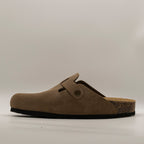 Valleverde Sabot in Pelle Scamosciata VG850C taupe - scarpe di qualità venduta a Milano da Pli-Pla