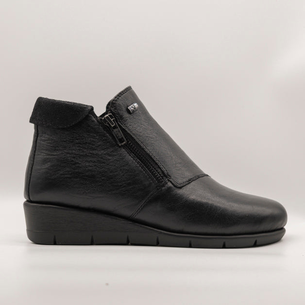 Valleverde stivaletto pelle donna VS10211W nero - scarpe di qualità venduta a Milano da Pli-Pla
