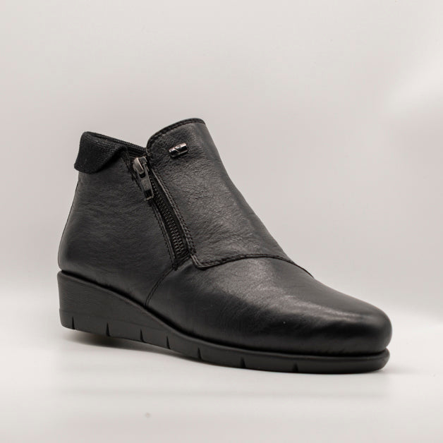 Valleverde stivaletto pelle donna VS10211W nero - scarpe di qualità venduta a Milano da Pli-Pla