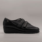 Valleverde scarpa donna pelle con velcro VS10305 nero - scarpe di qualità venduta a Milano da Pli-Pla
