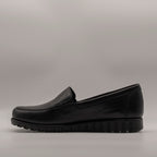 Valleverde mocassino donna pelle VS10500W nero - scarpe di qualità venduta a Milano da Pli-Pla