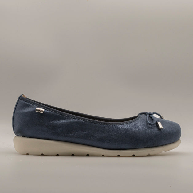 Valleverde ballerina donna pelle VS10100 blu - scarpe di qualità venduta a Milano da Pli-Pla