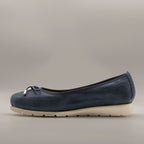Valleverde ballerina donna pelle VS10100 blu - scarpe di qualità venduta a Milano da Pli-Pla