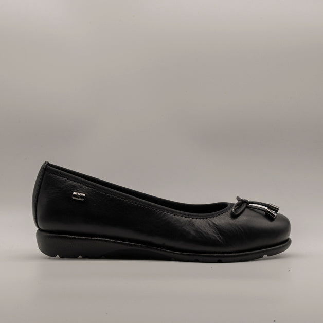 Valleverde ballerina donna pelle VS10100 nero - scarpe di qualità venduta a Milano da Pli-Pla