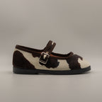 Victoria 1080117 Gong-Fu – Ballerine Mary Jane bambina in velluto animalier - blanco muccato - scarpe di qualità venduta a Milano da Pli-Pla