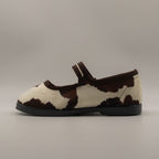 Victoria 1080117 Gong-Fu – Ballerine Mary Jane bambina in velluto animalier - blanco muccato - scarpe di qualità venduta a Milano da Pli-Pla