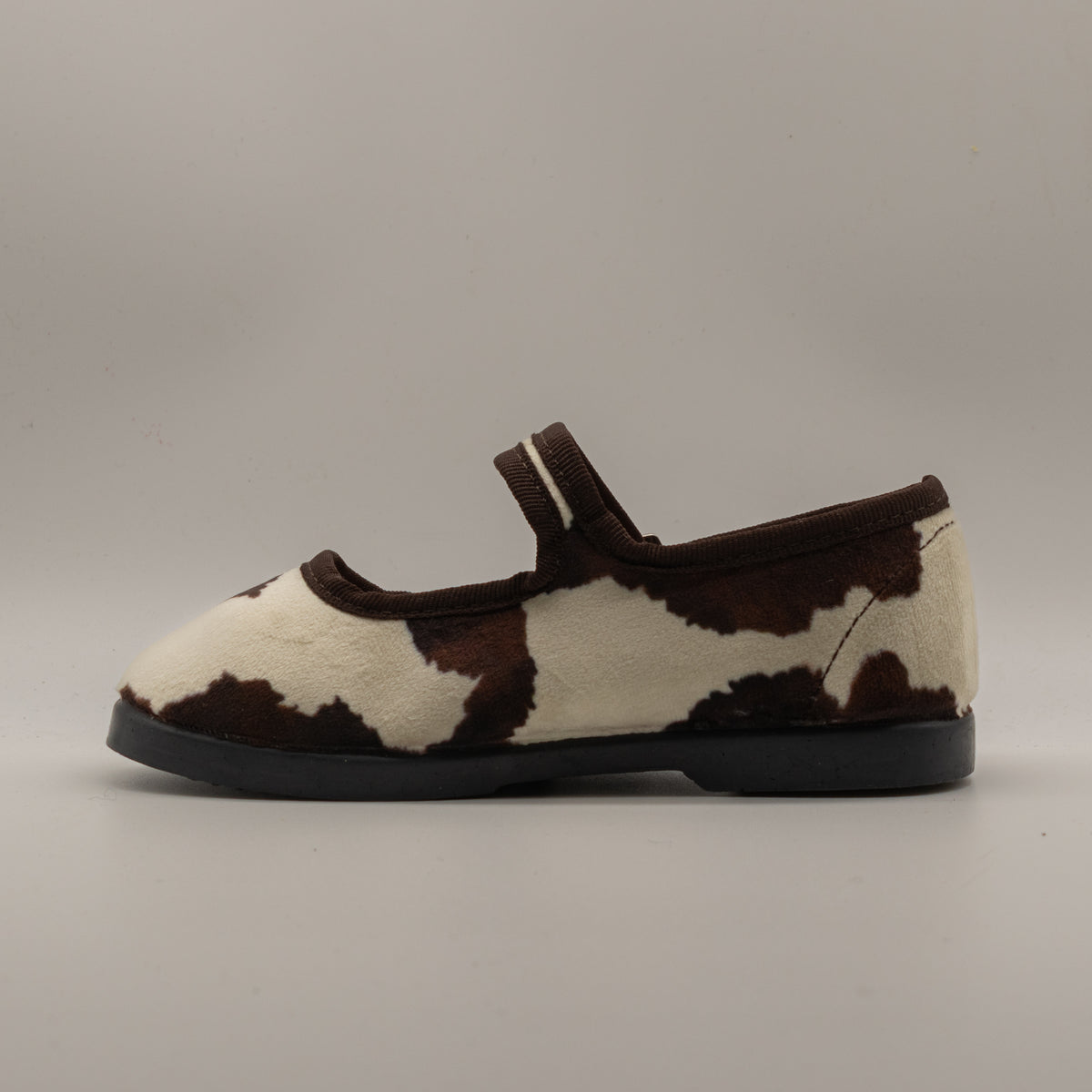 Victoria 1080117 Gong-Fu – Ballerine Mary Jane bambina in velluto animalier - blanco muccato - scarpe di qualità venduta a Milano da Pli-Pla