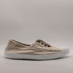 Victoria 106623 – Sneakers donna in tela sostenibile con elastico - beige hielo - scarpe di qualità venduta a Milano da Pli-Pla