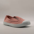 Victoria 106623 – Sneakers donna in tela sostenibile con elastico - rosa nude - scarpe di qualità venduta a Milano da Pli-Pla