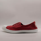 Victoria 106623 – Sneakers donna in tela sostenibile con elastico - rosso - scarpe di qualità venduta a Milano da Pli-Pla