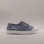 Victoria 106627 – Sneakers bambino in tela sostenibile con elastico - azzurro - scarpe di qualità venduta a Milano da Pli-Pla