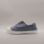 Victoria 106627 – Sneakers bambino in tela sostenibile con elastico - azzurro - scarpe di qualità venduta a Milano da Pli-Pla