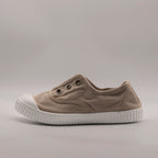 Victoria 106627 – Sneakers bambino in tela sostenibile con elastico - beige - scarpe di qualità venduta a Milano da Pli-Pla
