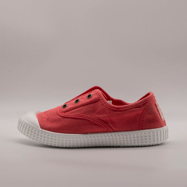 Victoria 106627 – Sneakers bambino in tela sostenibile con elastico - fucsia dalia - scarpe di qualità venduta a Milano da Pli-Pla