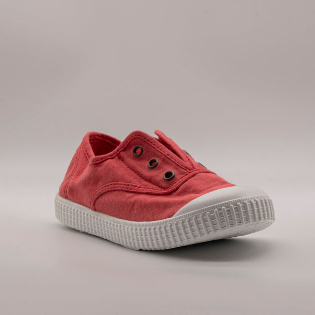 Victoria 106627 – Sneakers bambino in tela sostenibile con elastico - fucsia dalia - scarpe di qualità venduta a Milano da Pli-Pla