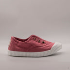 Victoria 106627 – Sneakers bambino in tela sostenibile con elastico - rosa frambuesa - scarpe di qualità venduta a Milano da Pli-Pla