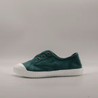 Victoria 106627 – Sneakers bambino in tela sostenibile con elastico - verde lago - scarpe di qualità venduta a Milano da Pli-Pla