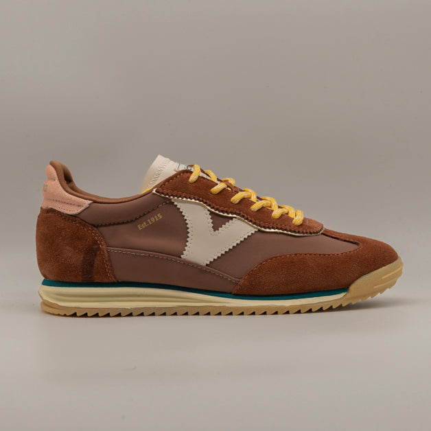 Victoria Saturno 1158110 – Sneakers donna retro in nylon e camoscio - scarpe di qualità venduta a Milano da Pli-Pla