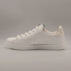 Victoria Sneaker Donna Tenis 125104 Bianco con Glitter - scarpe di qualità venduta a Milano da Pli-Pla