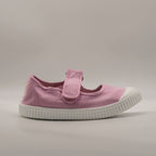 Victoria 136605 – Ballerine bambina in tela sostenibile con velcro rosa petalo - scarpe di qualità venduta a Milano da Pli-Pla