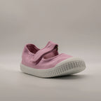Victoria 136605 – Ballerine bambina in tela sostenibile con velcro rosa petalo - scarpe di qualità venduta a Milano da Pli-Pla