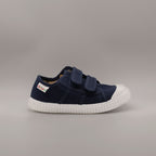 Victoria 136606 – sneakers in tela con doppio velcro per bambini - blu marino - scarpe di qualità venduta a Milano da Pli-Pla