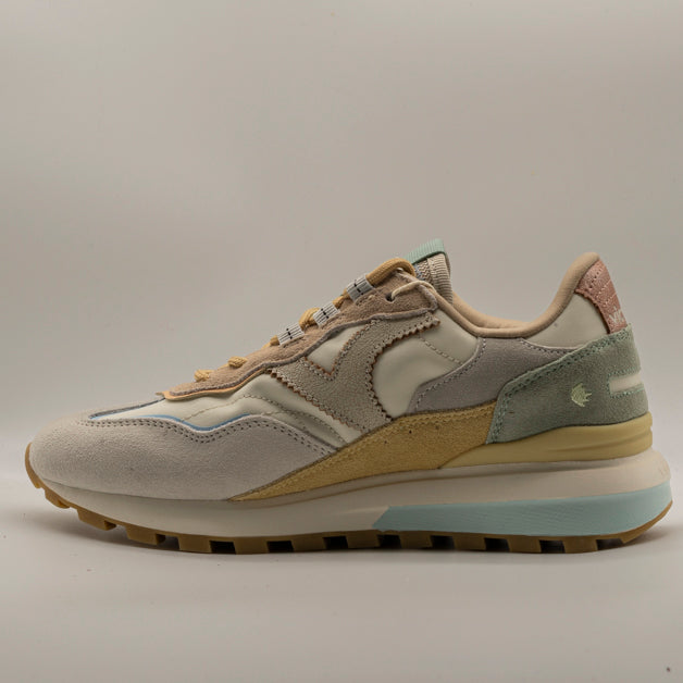 Victoria Luna 156116 – Sneakers donna multicolor con suola dentellata beige - scarpe di qualità venduta a Milano da Pli-Pla