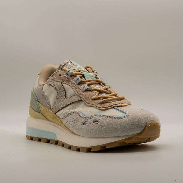 Victoria Luna 156116 – Sneakers donna multicolor con suola dentellata beige - scarpe di qualità venduta a Milano da Pli-Pla